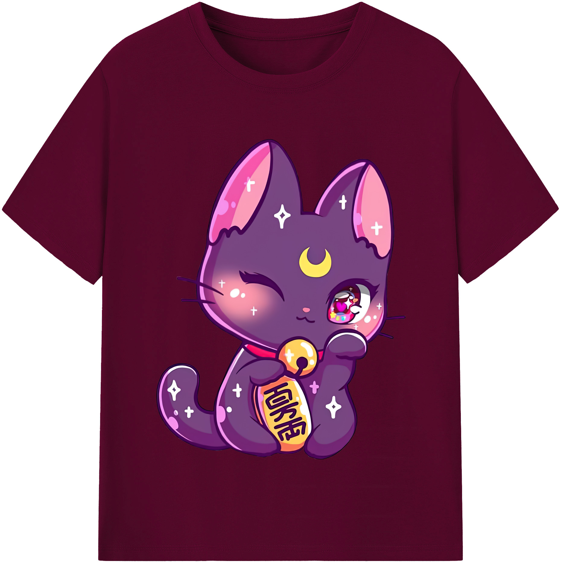 （画像用） 美少女戦士セーラームーン Sailor Moon レディースカジュアルプリントTシャツ（綿100％）